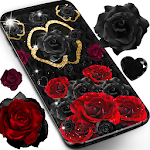 Cover Image of Download Black rose live wallpaper 13.8 APK