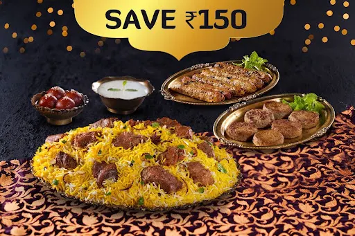 Party Combo For 5-6: Non-Veg Biryani + Kebabs