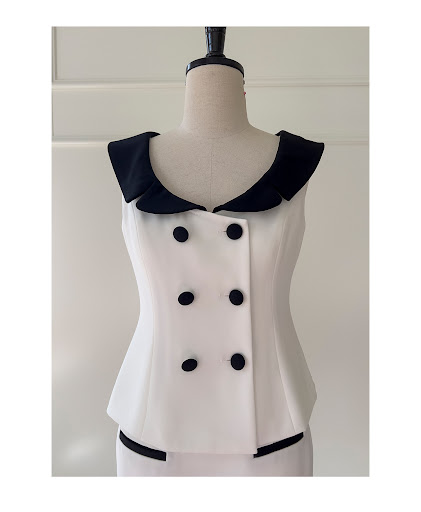 Title 22, Professional Suit Skirt Top Two-piece Overskirt...