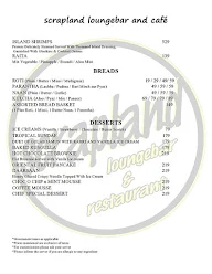 Scrapland Loungebar & Restaurant menu 8