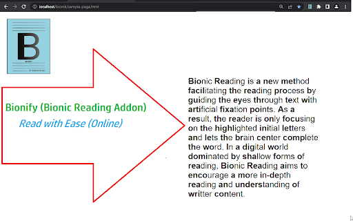 Bionify - Bionic Reading Plugin