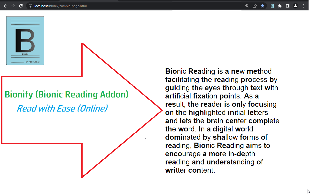 Bionify - Bionic Reading Plugin Preview image 6