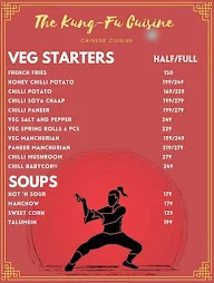 The Kung-Fu Cuisine menu 1