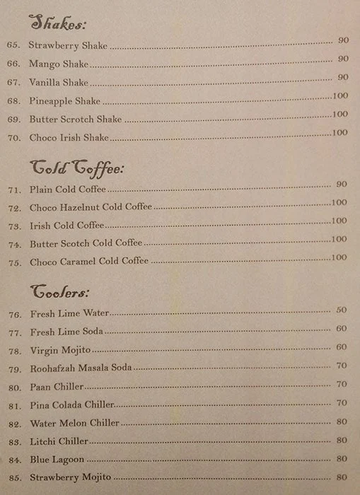 Bookss And Beanss Cafe menu 