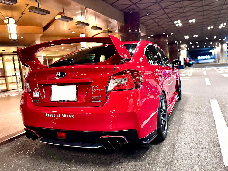 WRX STIの斜め45度後方の美学・F1 映画・ラグビー・JAPAN XV vsマオリ・オールブラックスに関するカスタム事例の投稿画像3枚目