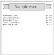 Kalash Bakery menu 1