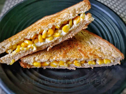 Corn And Cheese Sandwich Grilled