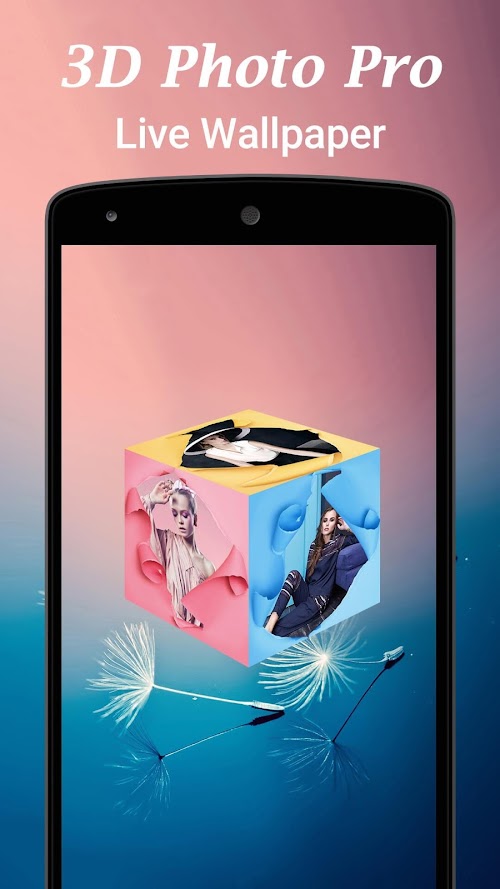Android application 3D Photo Pro Live Wallpaper screenshort