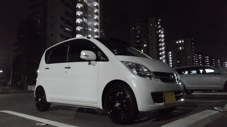ムーヴのタイヤ交換・ブルー・軽自動車限定ミーティング・車内撮影に関するカスタム事例の投稿画像1枚目