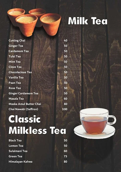 Tea Connect - Raja Park menu 