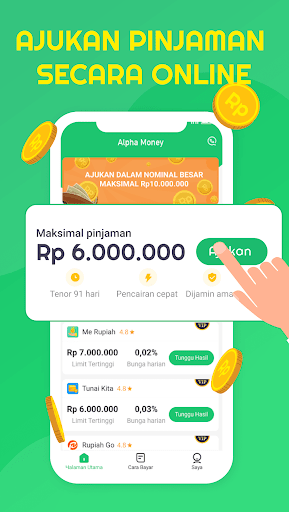 Alpha Money - Pinjaman Online Cepat Aman Dana