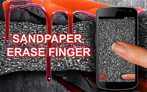 Sandpaper Erase Finger