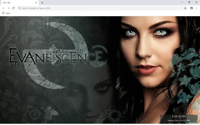 Evanescence New Tab & Wallpapers Collection