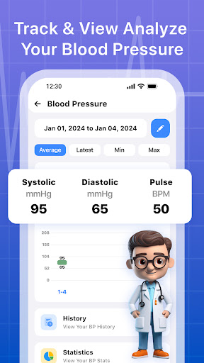 Screenshot Blood Pressure App - Monitor