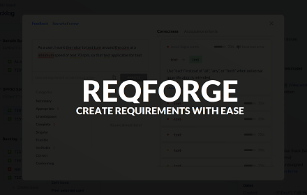 ReqForge for Chrome small promo image