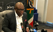 Johannesburg mayor Geoff Makhubo.