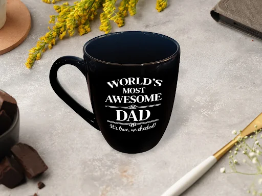 World's Most Awesome Dad Printed Mug