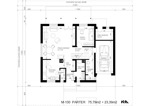 M-130 - Rzut parteru