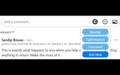 Comment Generator