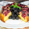 Thumbnail For Fill The Hole Of The Cake With Extra Blackberries.