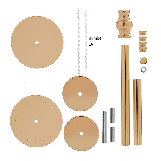 Title 9, Iron Plated Small Waist Crystal Candlestick, pe...