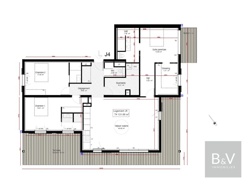 Vente appartement 4 pièces 132 m² à Bidart (64210), 1 350 000 €