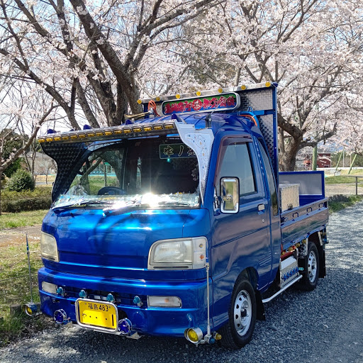 ハイゼットトラックの桜と愛車・デコトラ・ウロコステンレス・DIY ...