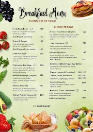 TGH Cafe menu 1