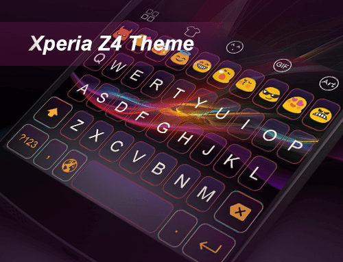 Xperia Z4 -Love Emoji Keyboard