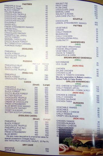 N'pauls menu 