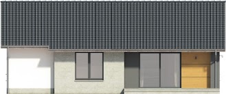 Szafirek - Elewacja tylna