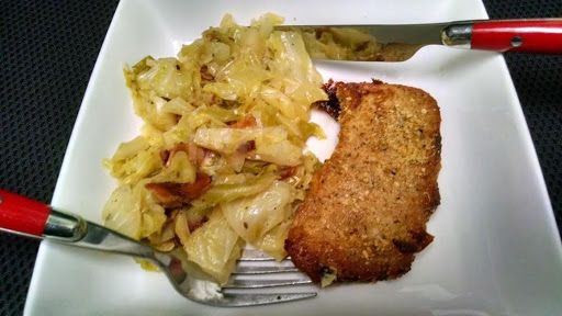 Cabbage and Leeks with Bacon