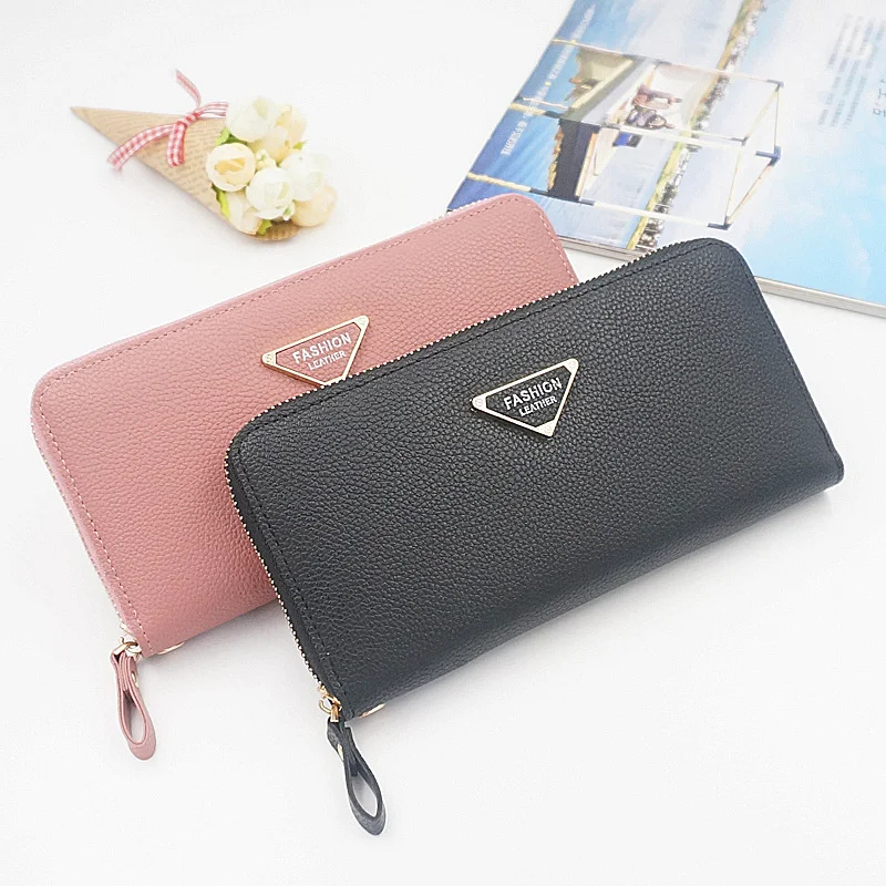 Cartera de mujer con cremallera, multifuncional, bolso de mano, gran capacidad, venta directa de fábrica. ¡Organización y estilo!