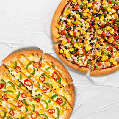 Super Value Deal : 2 Medium Veg Pizzas Starting At Rs 649 (Save Upto 41%).