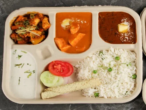 Matar Paneer Thali