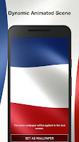 France Flag Live Wallpaper Pro Screenshot