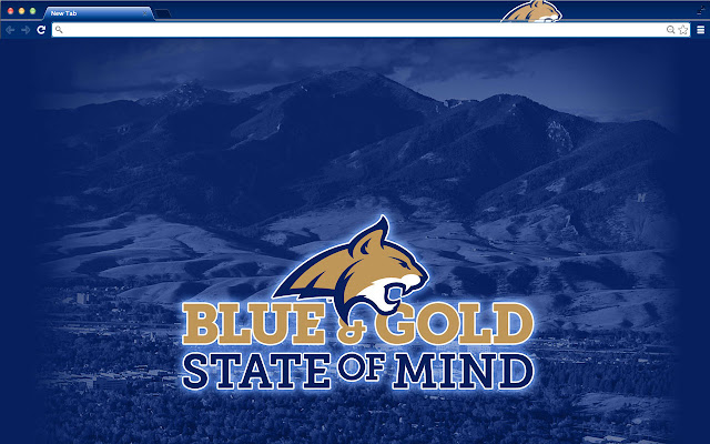 Montana State Athletics Theme chrome extension