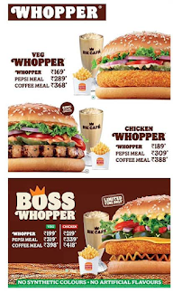 Burger King menu 2