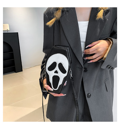 Title 7, Halloween Coffin Shoulder Bag Gothic Ghost Spid...
