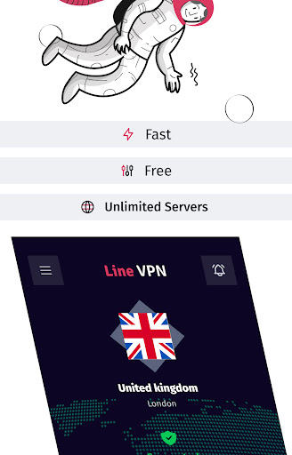 Screenshot Line VPN