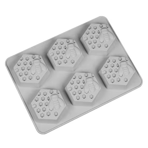 Title 1, 6 Even Silicone Honeycomb Ice Tray Mold, DIY Ha...