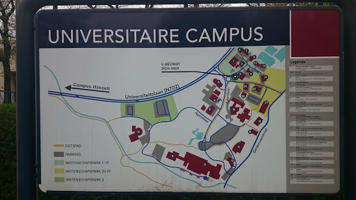 Diepenbeek - Stratenplan Wetenschapspark 