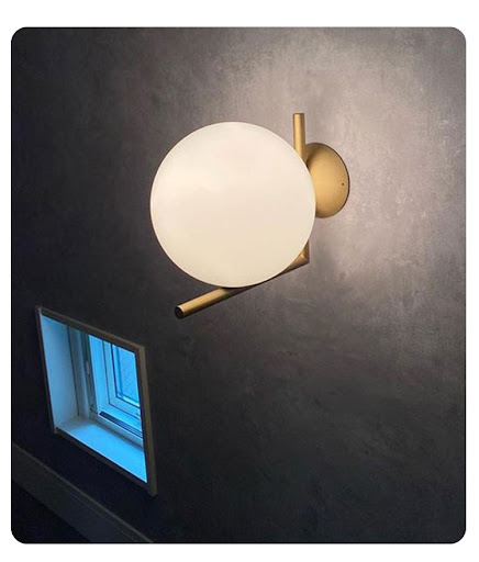 Title 7, Glass Wall Lamp Bedroom Bedside Lamp Corridor L...