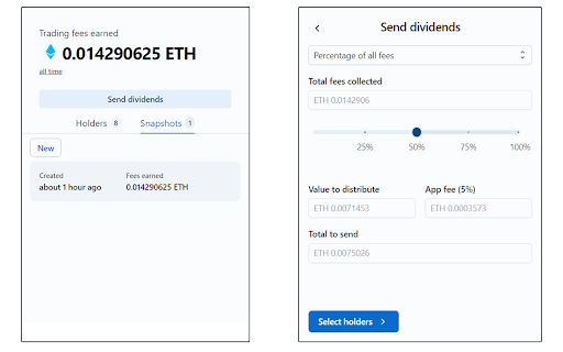 Friendtech dividends