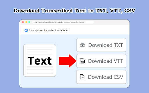 Transcribe Speech To Text