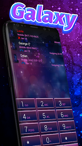 Galaxy Dialer Theme