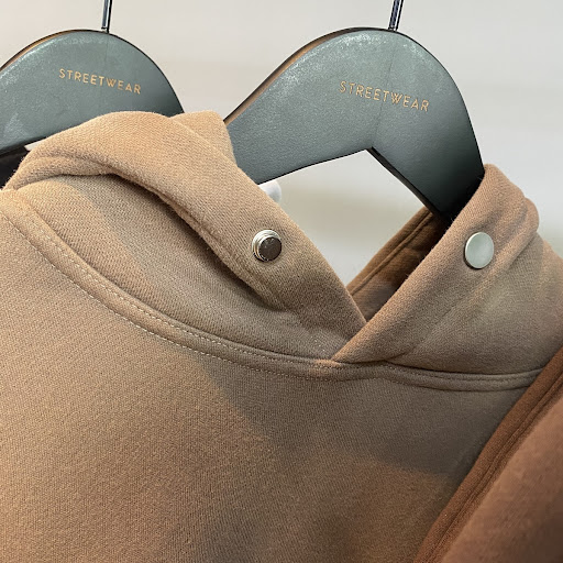 Title 13, Padded Loose Button Hoodie Couples Jacket for M...