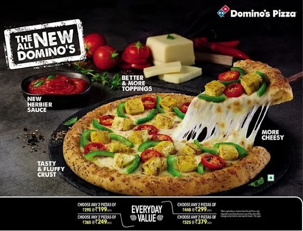 Domino's Pizza menu 