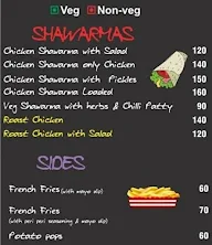 Shawarma Doner menu 1