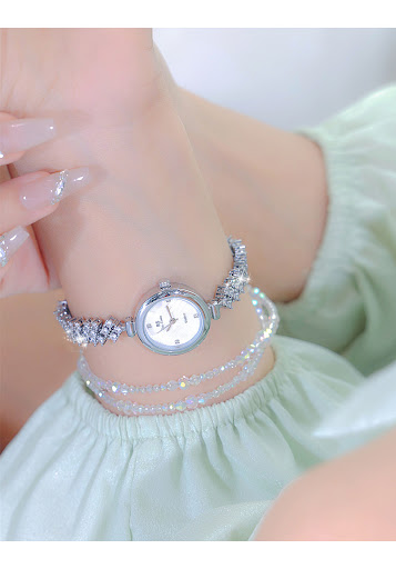 Title 3, Mermaid Light Luxury Diamond Small Gold And Sil...